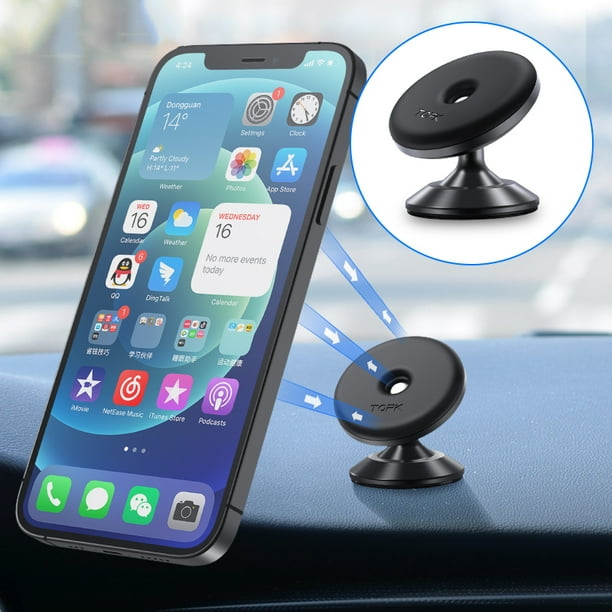 Magnetic Phone Car Mount-Universal Dashboard Cell Phone Holder for Car Compatible with All Smartphones Silver Magnetic Phone Car Mount-Universal Dashboard Cell Phone Holder for Car Compatible with All Smartphones Silver